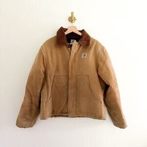 Carhartt Brown Jacket with Dark Brown Collar